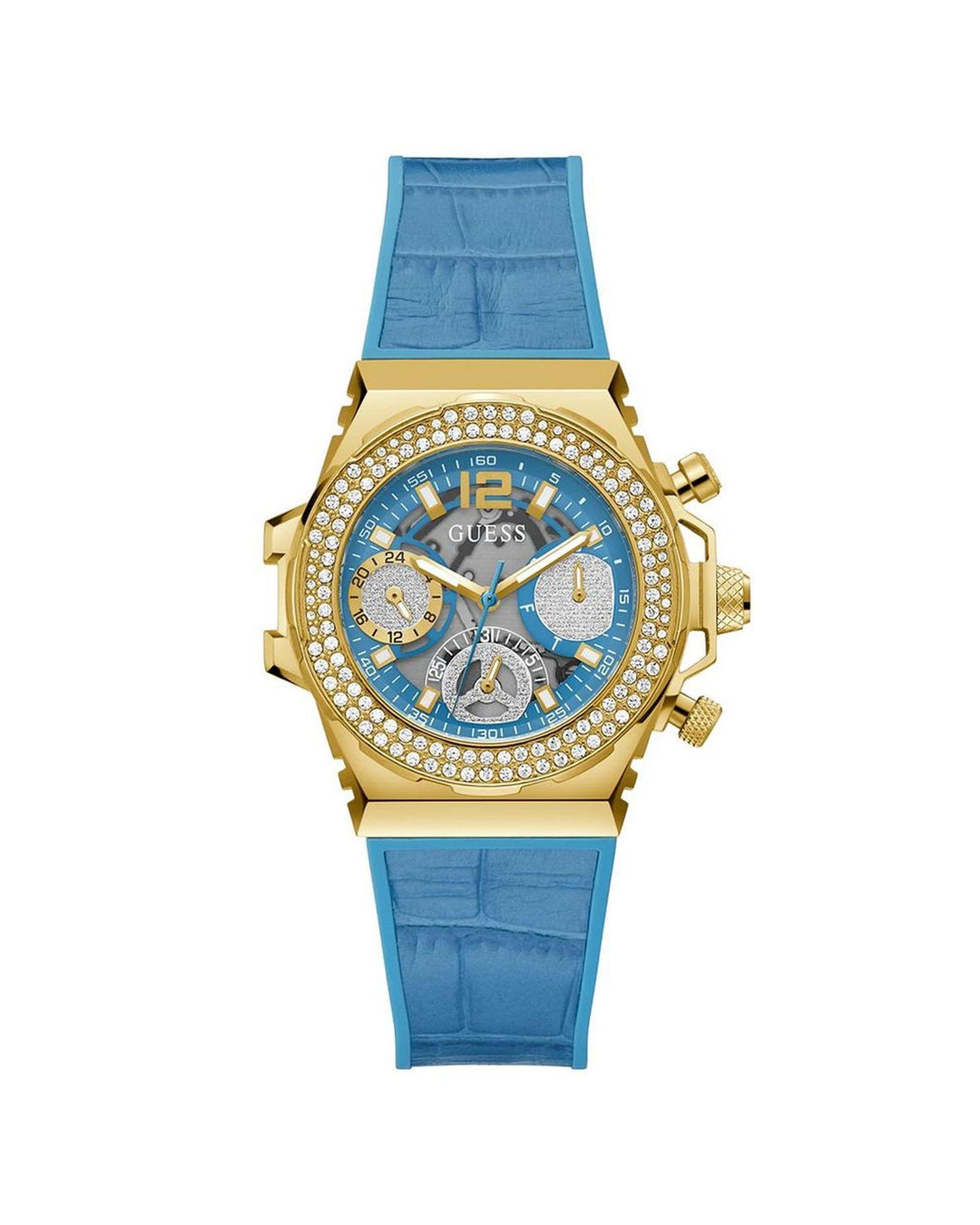 Guess Women's Blue Silicone Watch - One Size