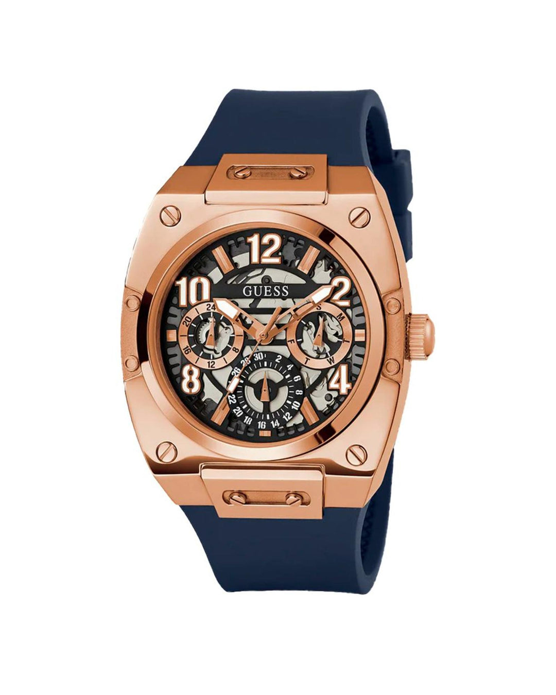 Guess Men's Purple Silicone Watch - One Size