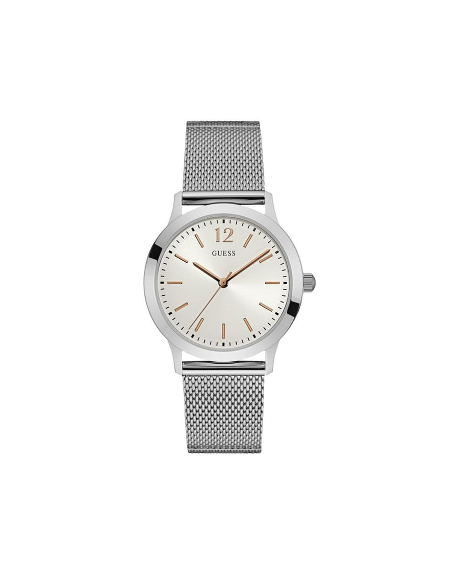 Guess Men's Silver Steel Watch - One Size