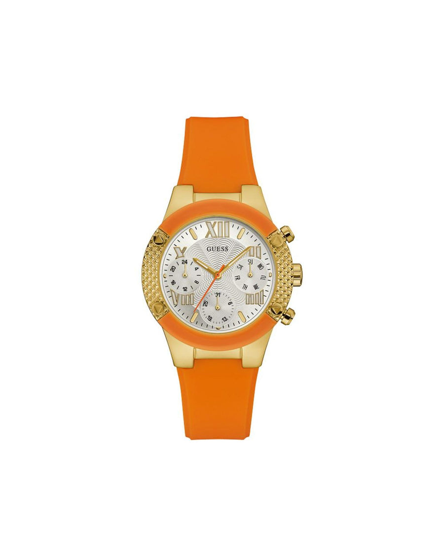 Guess Women's Orange Silicone Watch - One Size