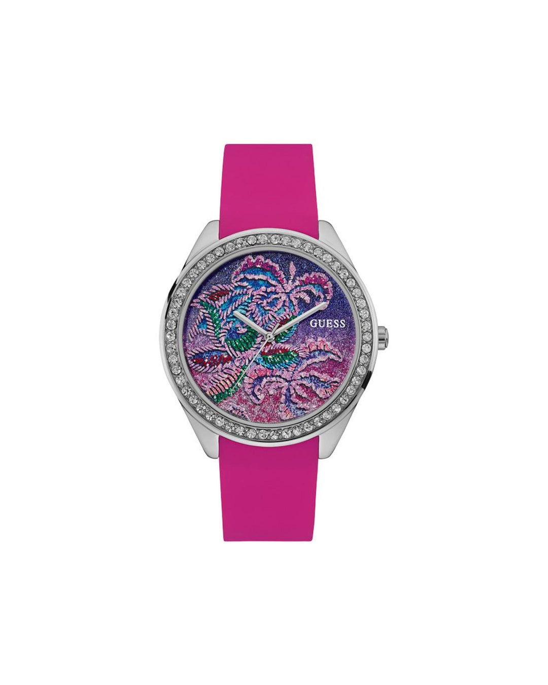 Guess Women's Pink Silicone Watch - One Size