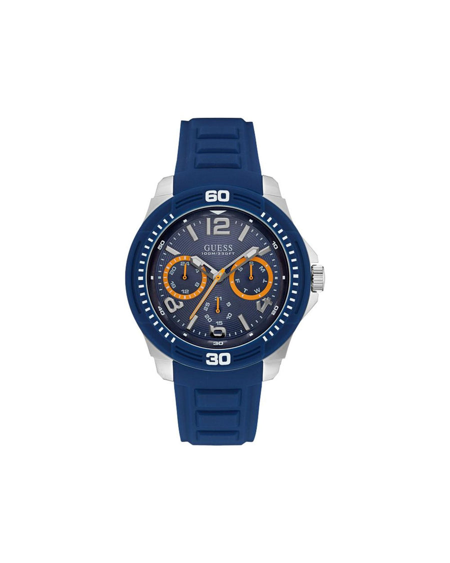 Guess Men's Blue Rubber Watch - One Size