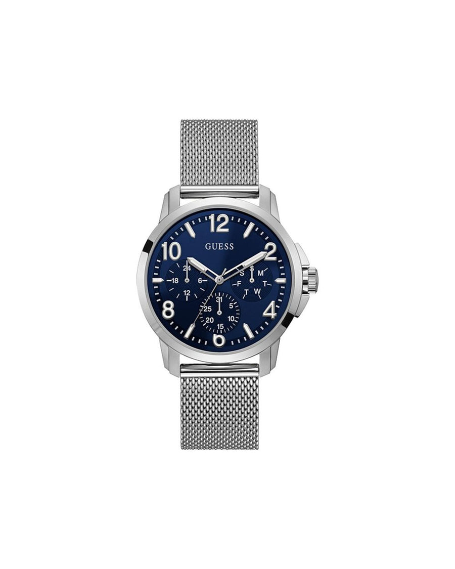Guess Men's Silver Steel Watch - One Size