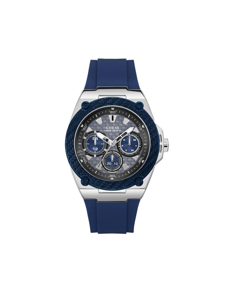 Guess Men's Blue Silicone Watch - One Size