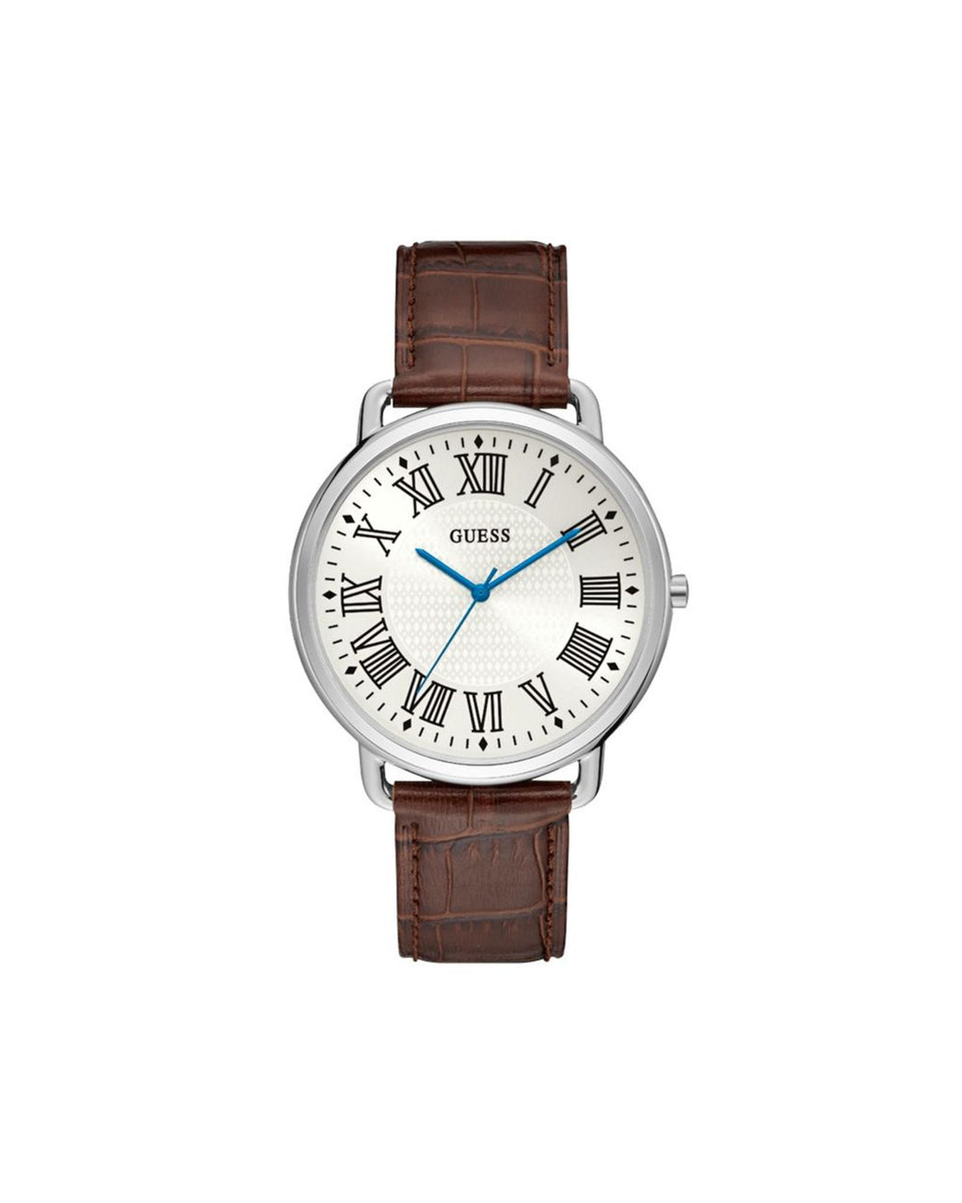Guess Men's Brown Leather Watch - One Size