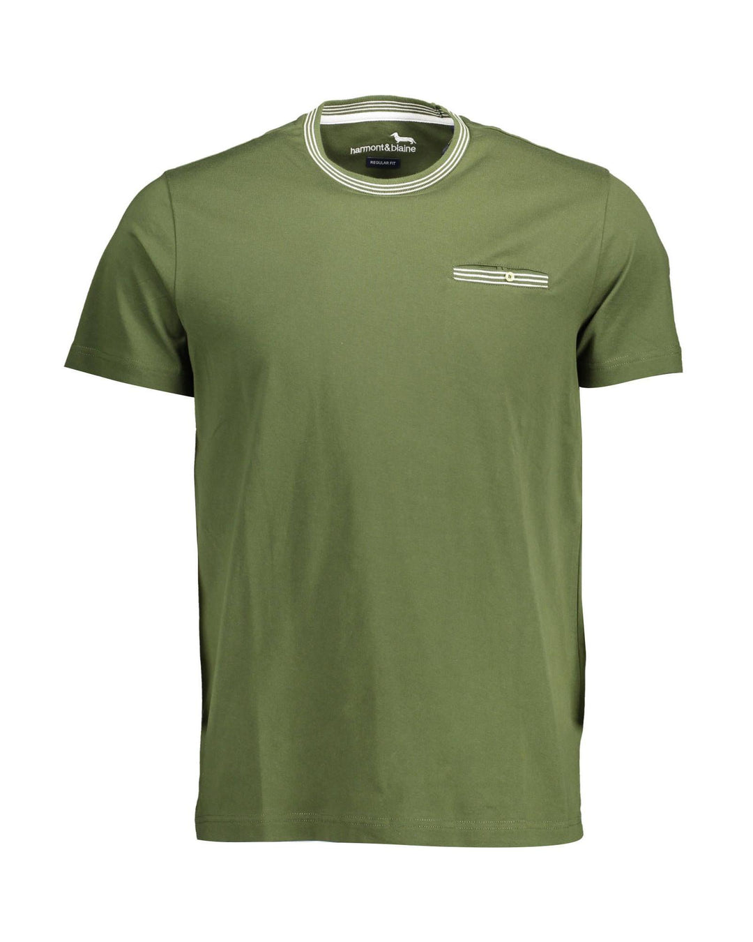 Harmont & Blaine Men's Green Cotton T-Shirt - XL
