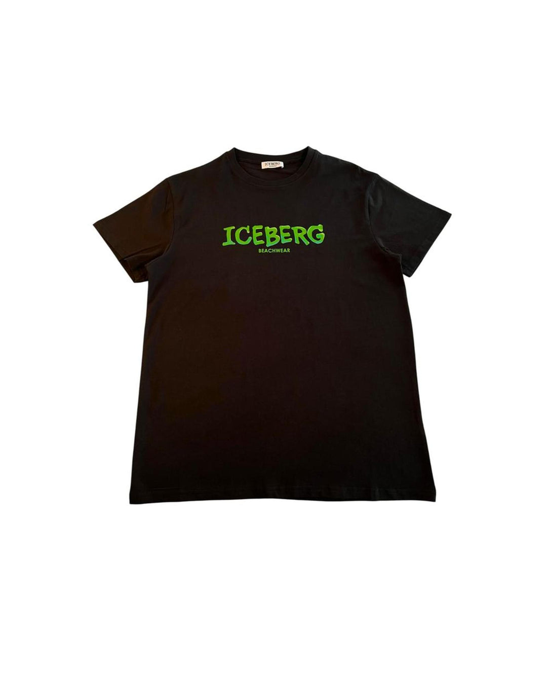 Iceberg Men's Black Cotton T-Shirt - L