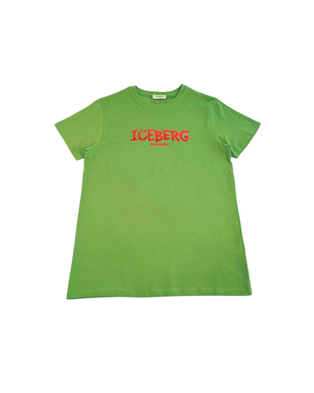 Iceberg Men's Green Cotton T-Shirt - L