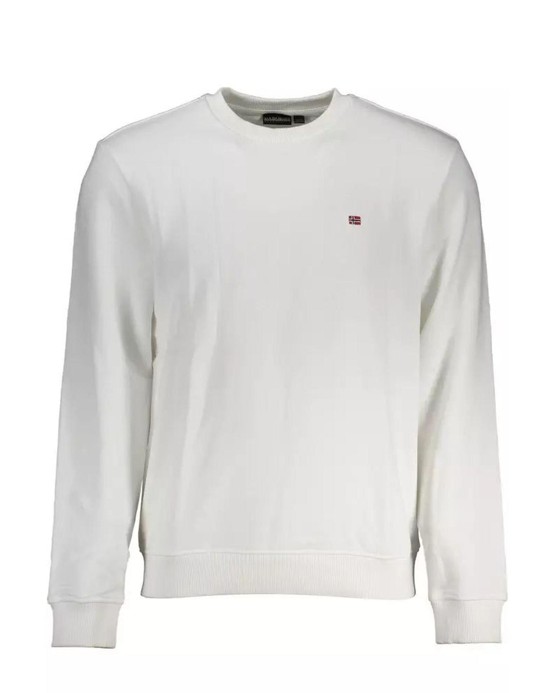 Napapijri Men's White Cotton Sweater - L