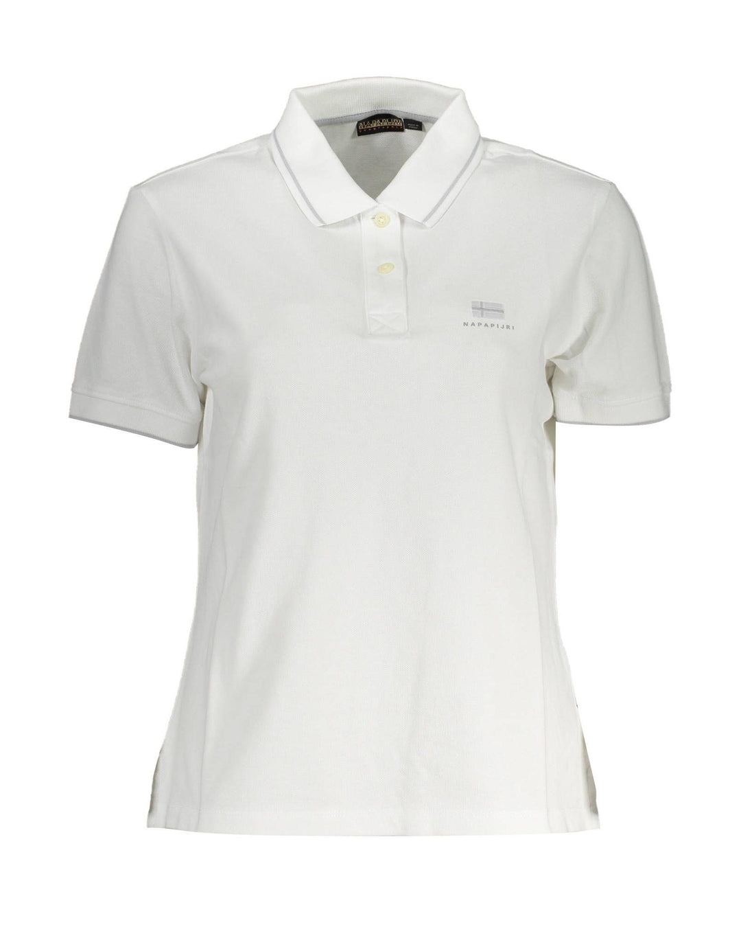 Napapijri Men's White Cotton Polo Shirt - XL