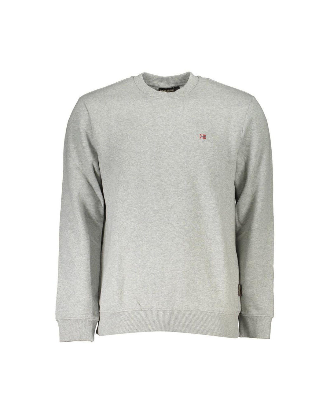 Napapijri Men's Gray Cotton Sweater - 3XL