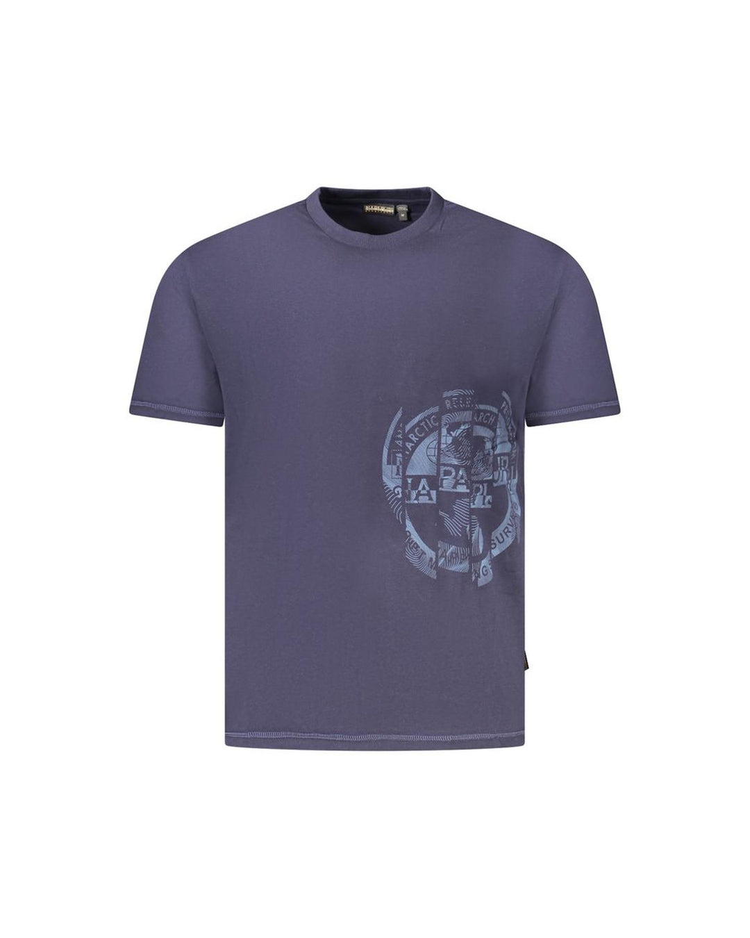 Napapijri Men's Blue Cotton  T-Shirt - M