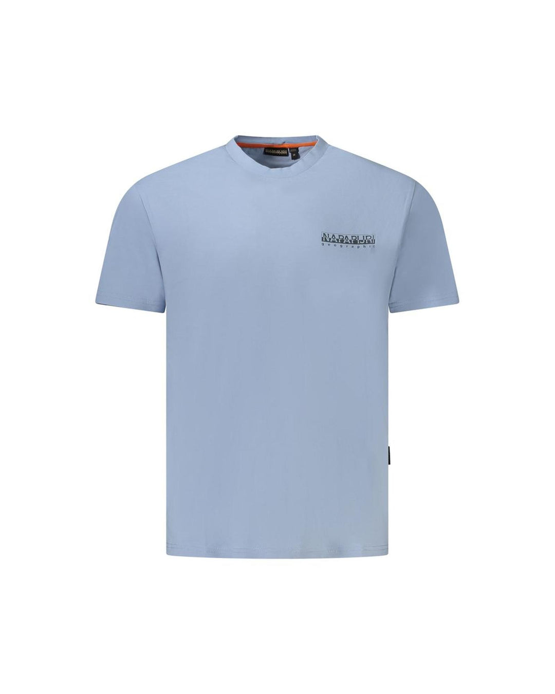 Napapijri Men's Light Blue Organic Cotton  TShirt - L