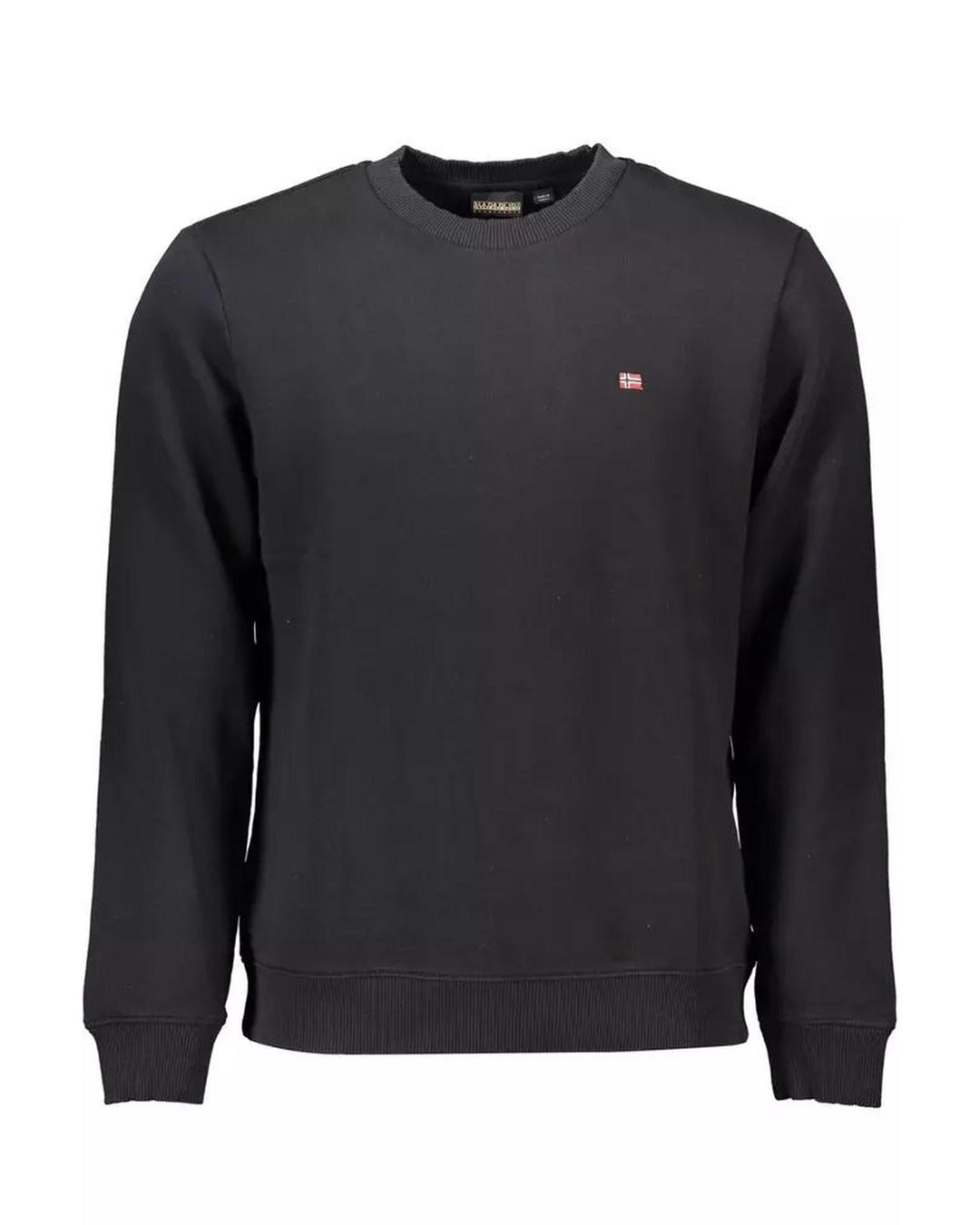 Napapijri Men's Black Cotton Sweater - XL