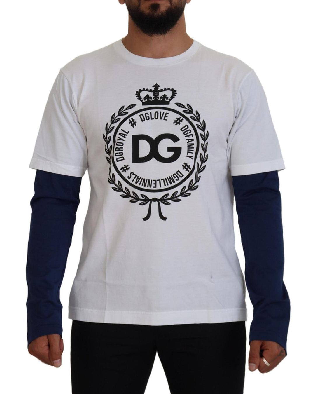 Dolce & Gabbana Crew-neck Pullover Sweater with Logo Details 50 IT Men