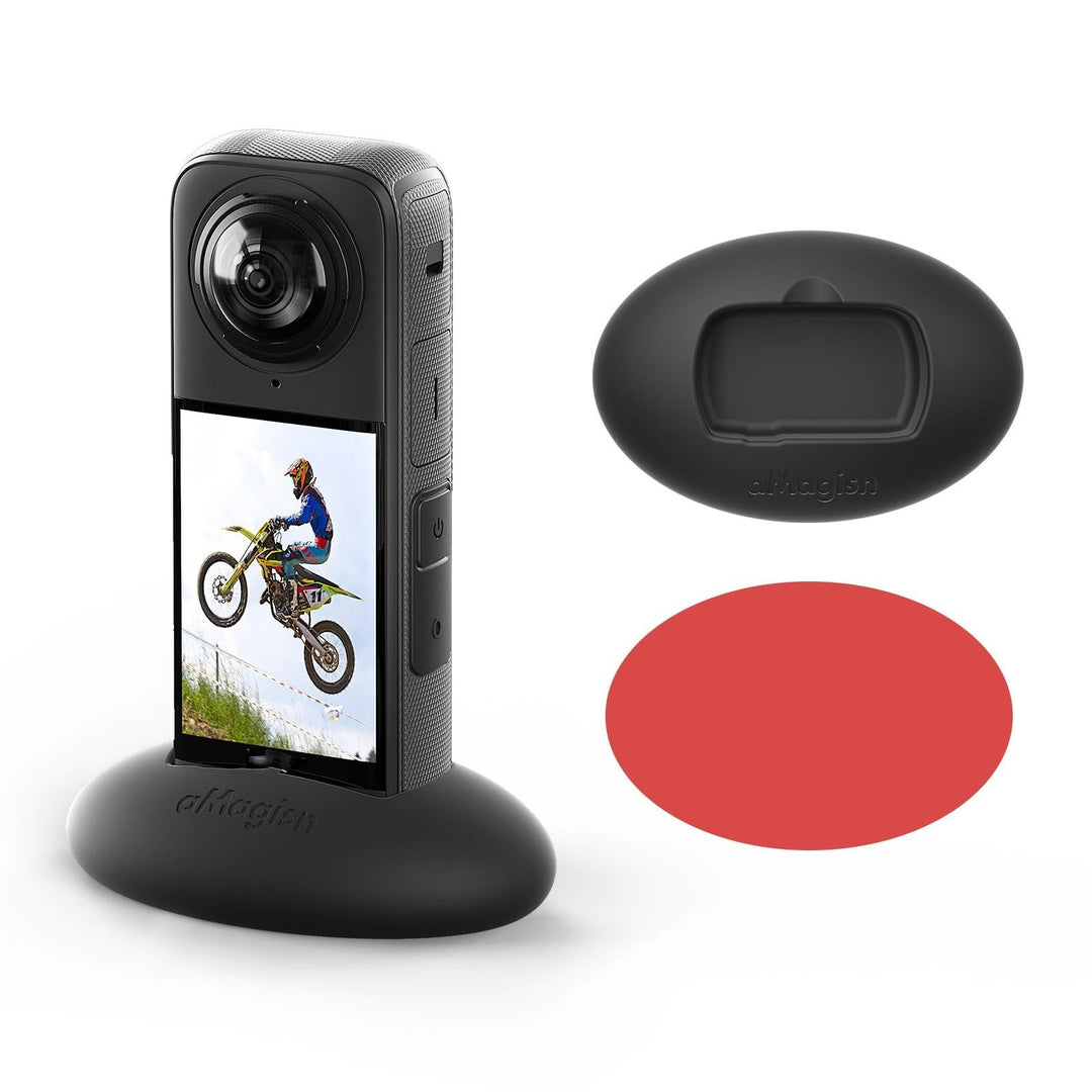 Insta360 X4 Vehicle Mount with Non-slip Silicone Base and Double-sided Glue - With Double Dided Glue