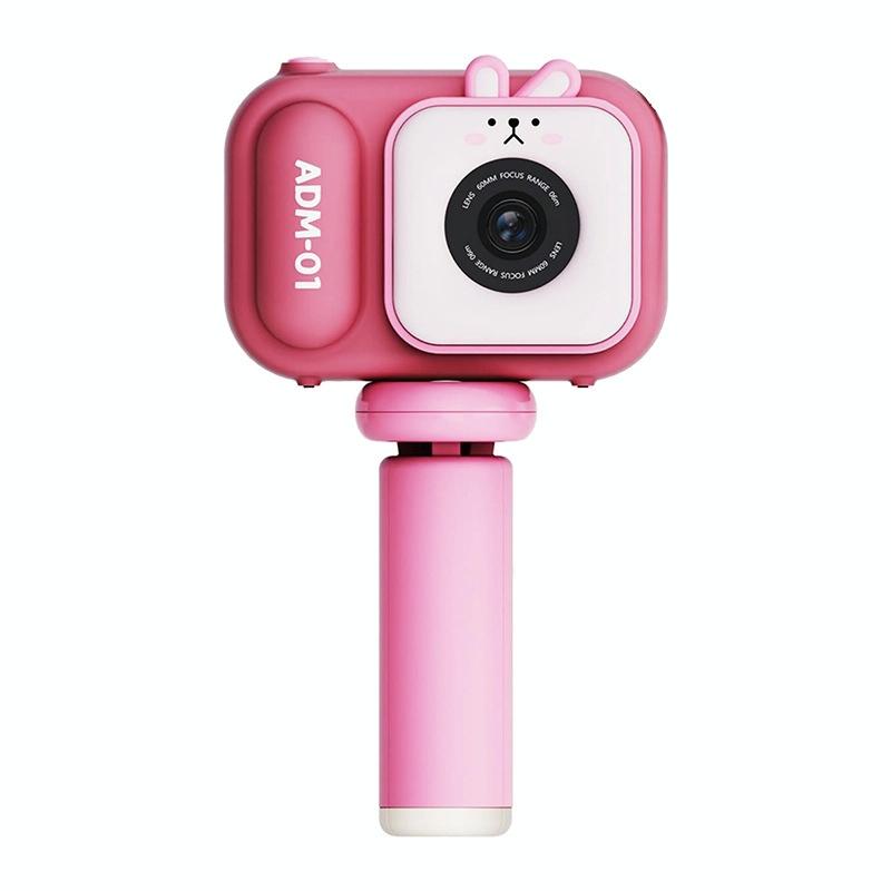 48Mp Dual Lens Kids Digital Camera With 2.4 Ips Screen And 32Gb Tf Card - Blue Fox - Without Tf Card Pink Bunny