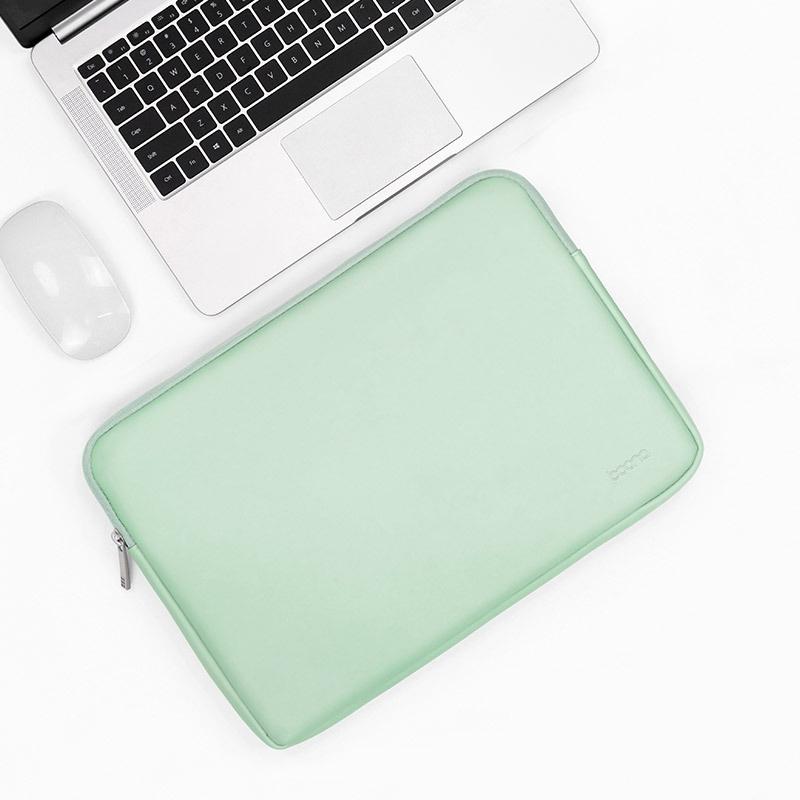 15 / 15.6 Inch Mint Green Pu Leather Laptop Bag
