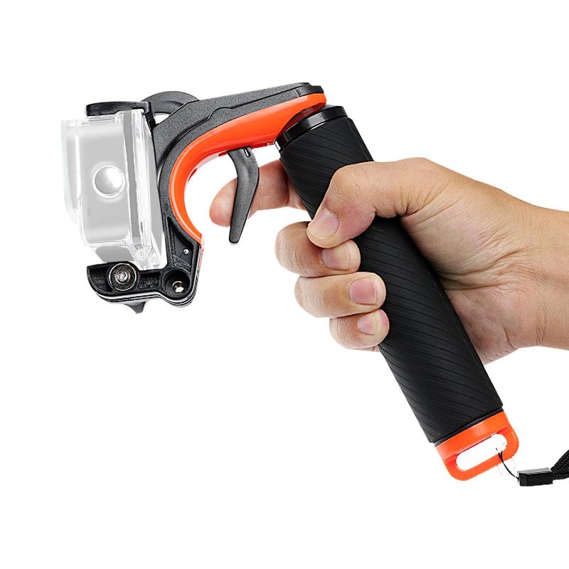 Floating Hand Grip for Gopro Hero8 with Shutter Trigger and Anti-lost Strap