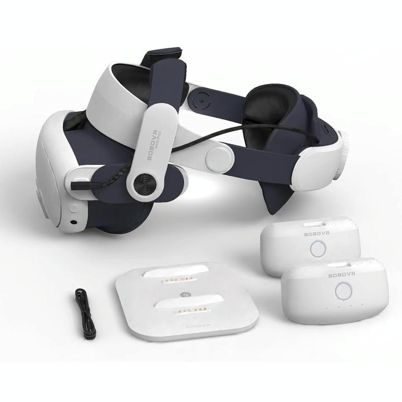 Meta Quest 3 Vr Head Strap with Dual Batteries