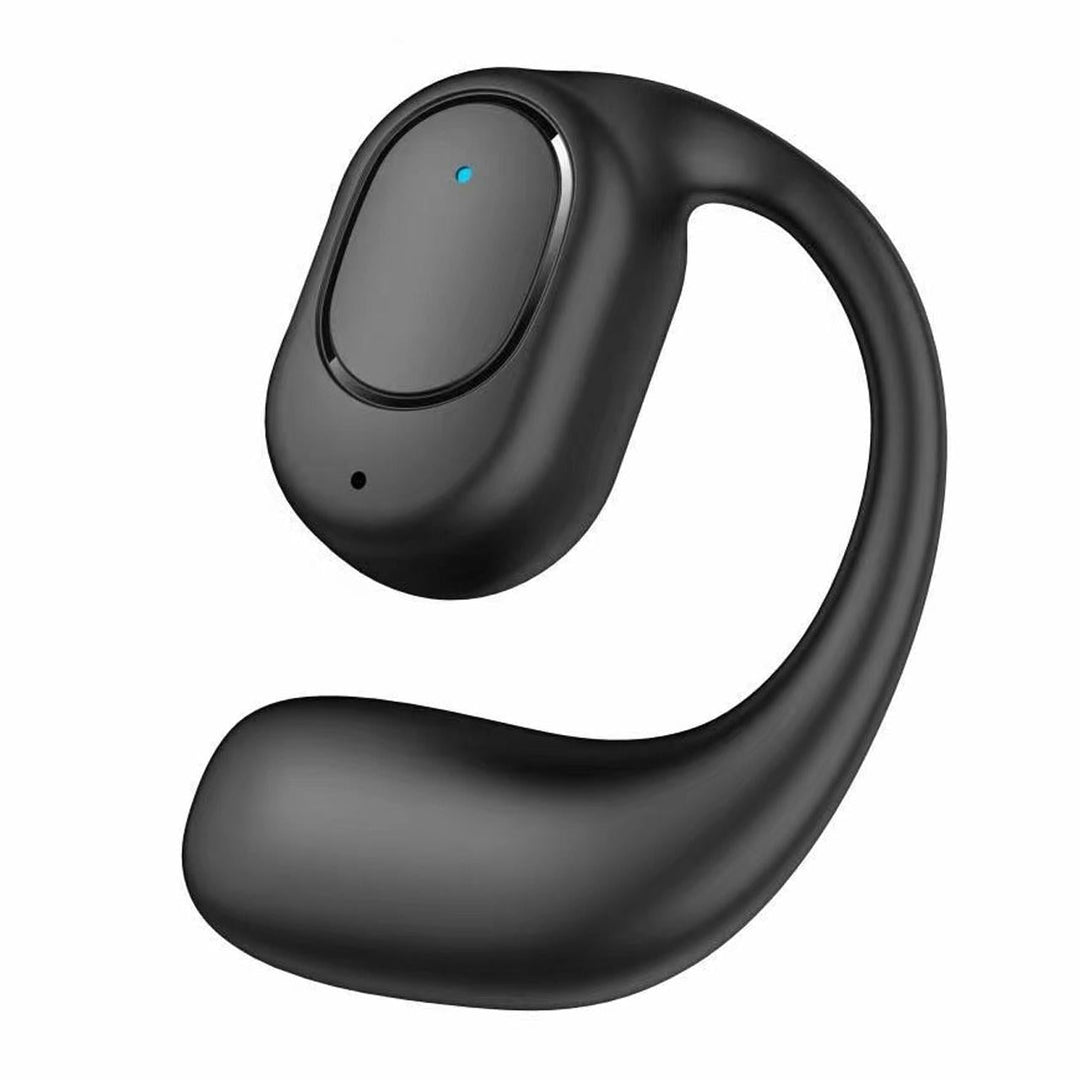 Wireless Bluetooth 5.2 Earphones with Noise Reduction Ear-mounted Design - Black Bag With Accessories