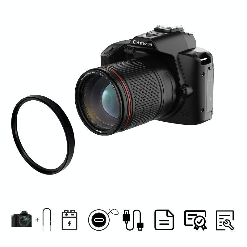 Dual-Camera Night Vision 64 Million Pixel High-Definition Wifi Digital Camera Standard & Fill Light - Standard+Macroscop