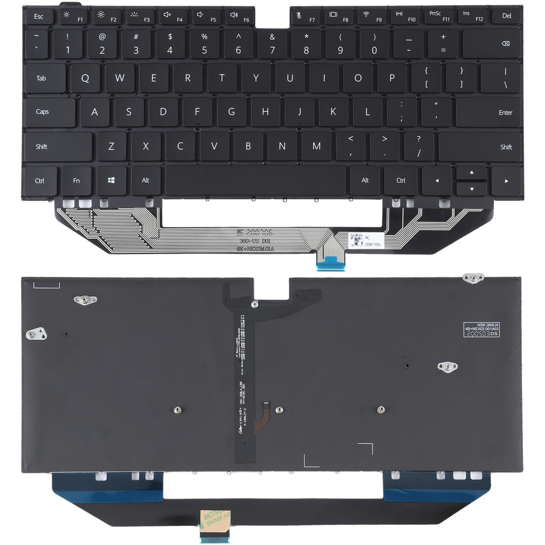 Backlit us Keyboard for Huawei Matebook x Pro