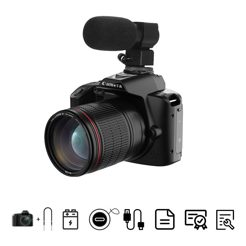 Dual-Camera Night Vision 64 Million Pixel High-Definition Wifi Digital Camera Standard & Fill Light - Standard+Microphon