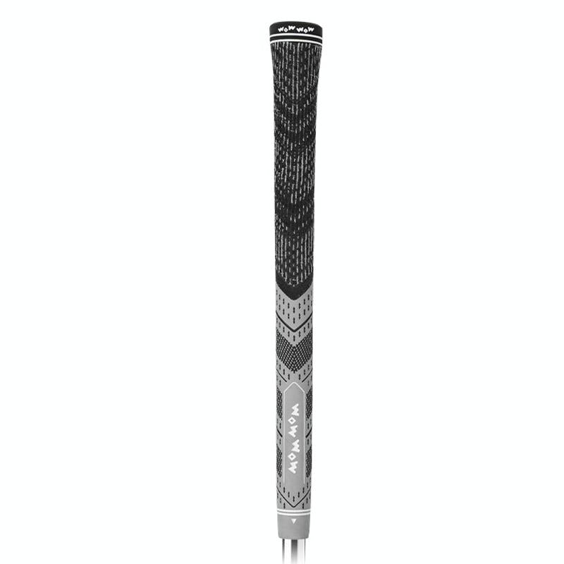 Anti-slip Golf Club Pole Cover - Protective Rubber Grip Gray - Gray Half Cotton Yarn
