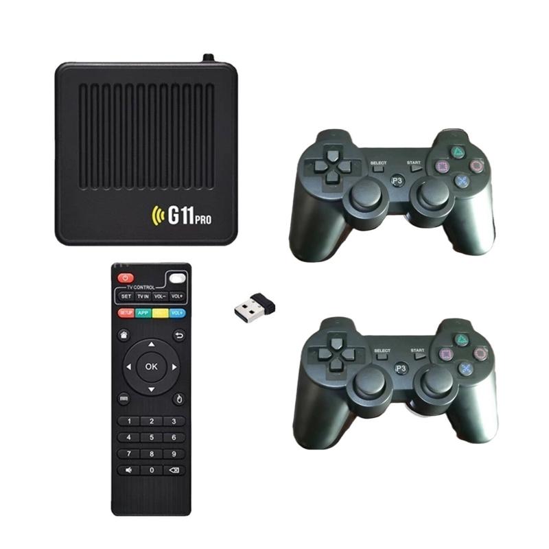 Retro Arcade Tv Box - Dual System 4K Hdmi 128G 40K Games - 256G+Charging Handle