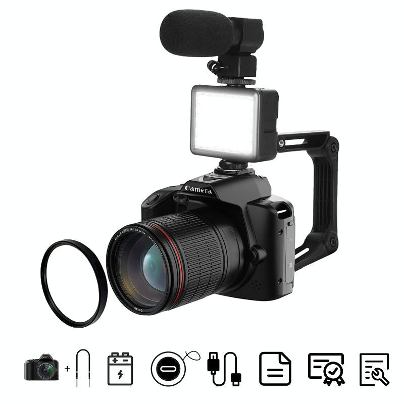 Dual-Camera Night Vision 64 Million Pixel High-Definition Wifi Digital Camera Standard & Fill Light - Standard+Light+Len
