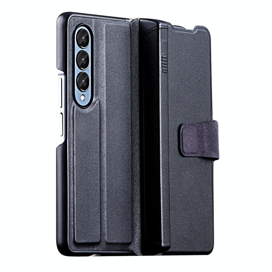 Foldable Magnetic Phone Case with Pen Holder for Samsung Galaxy z Fold 4 - Portable and Practical