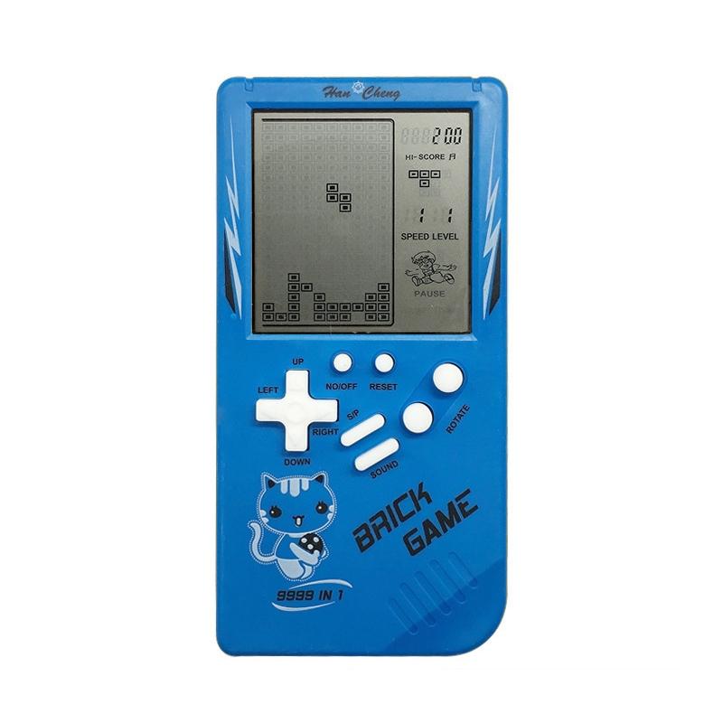 Retro Handheld Game Console For Kids - Large Screen - Blue