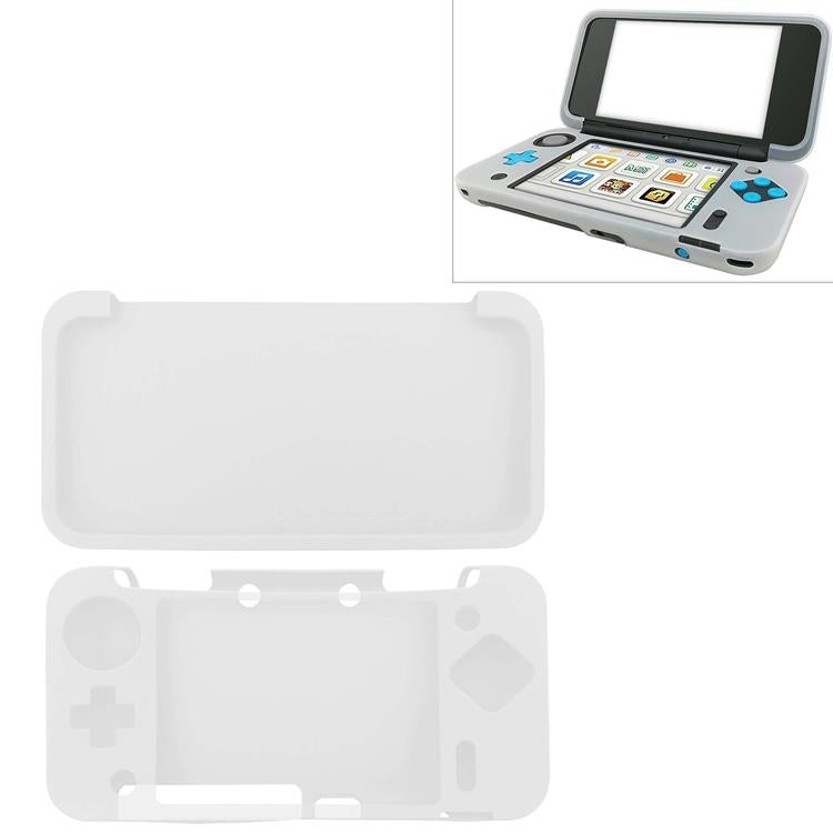 Silicone Protective Case for 2ds Ll - Slim Design - White