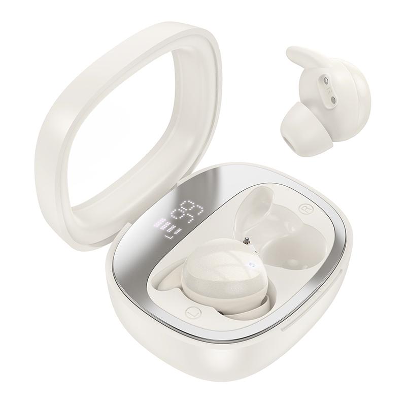 Wireless Sleep Earbuds by Hoco - True Bluetooth - Beige
