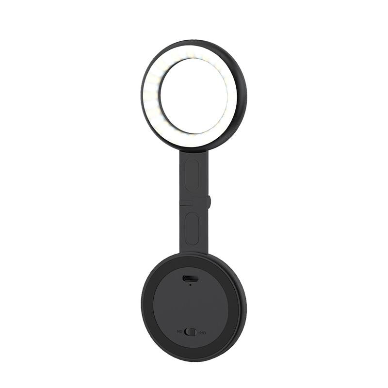 Portable Magnetic Cell Phone Fill Light - Black