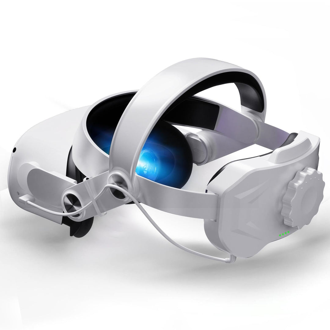 Head Strap Power Bank for Meta Quest 2 - 5200mah - White
