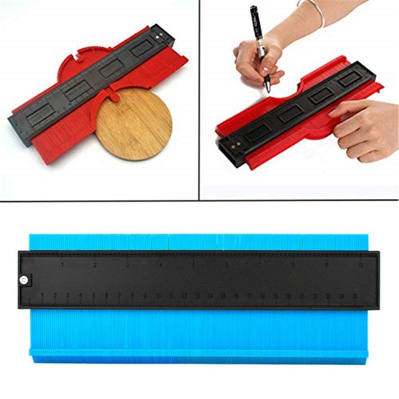 10-inch Woodworking Contour Arc Gauge Tool - Multifunctional - Blue