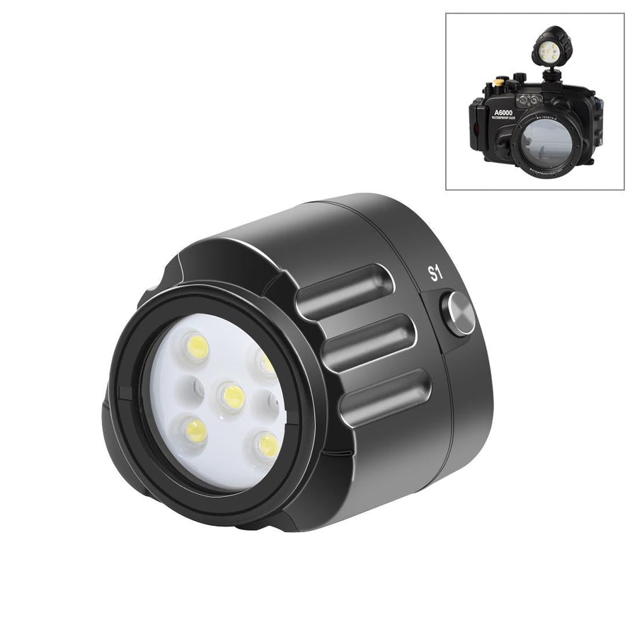 1000lm Diving Light for Gopro Hero - 40m Underwater Photography Fill Light