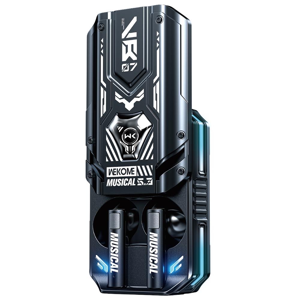 Wireless Mecha Blade Bluetooth Earphones - Black