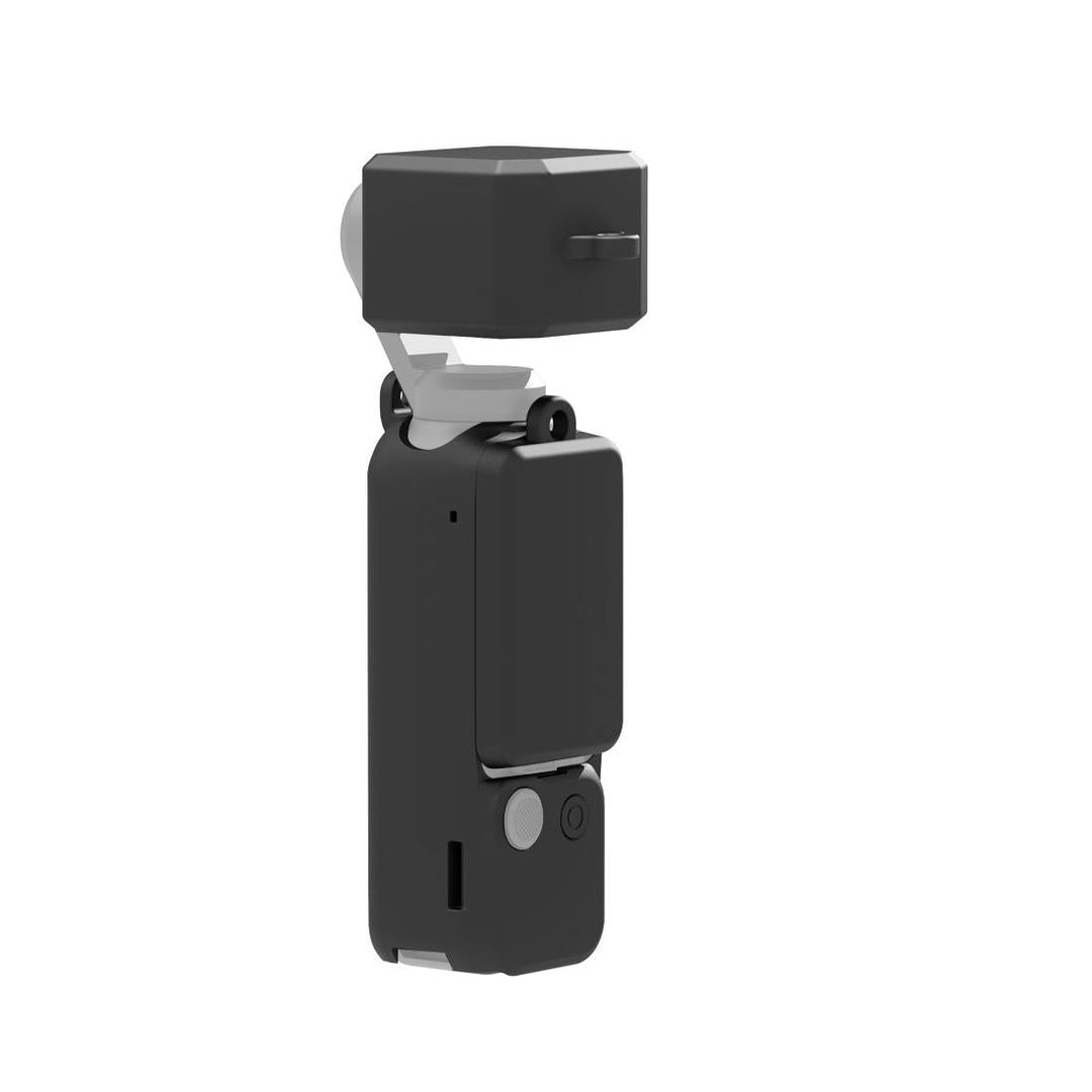 3 in 1 Silicone Case Set for Dji Pocket 3 - Black