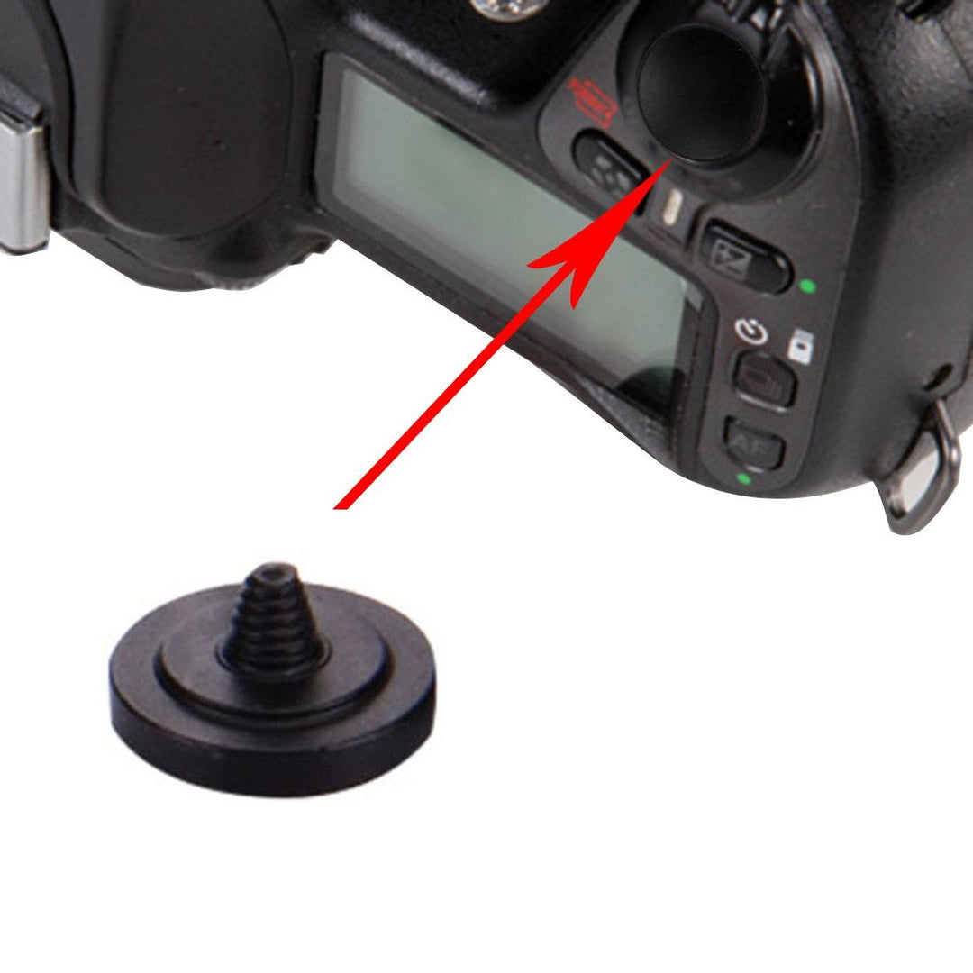 Metal Camera Shutter Release Button - Universal - 11Mm Diameter 2Mm Thickness - Black