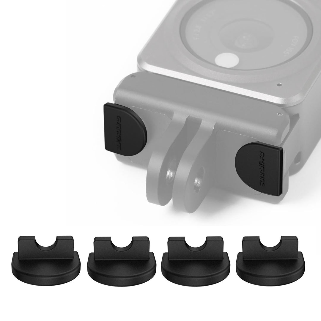 4-piece Silicone Anti-release Plugs for Dji Action 2