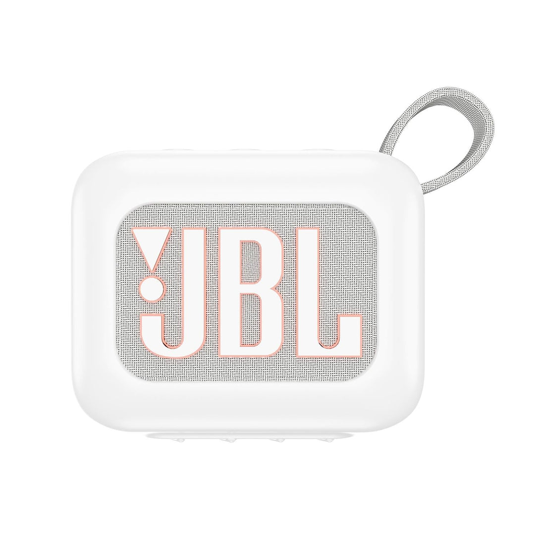Silicone Protective Case for Jbl Go 4 Bluetooth Speaker - White