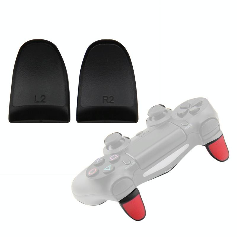 Enhanced L2r2 Buttons for Ps4 Gamepads - 2 Pairs - Black