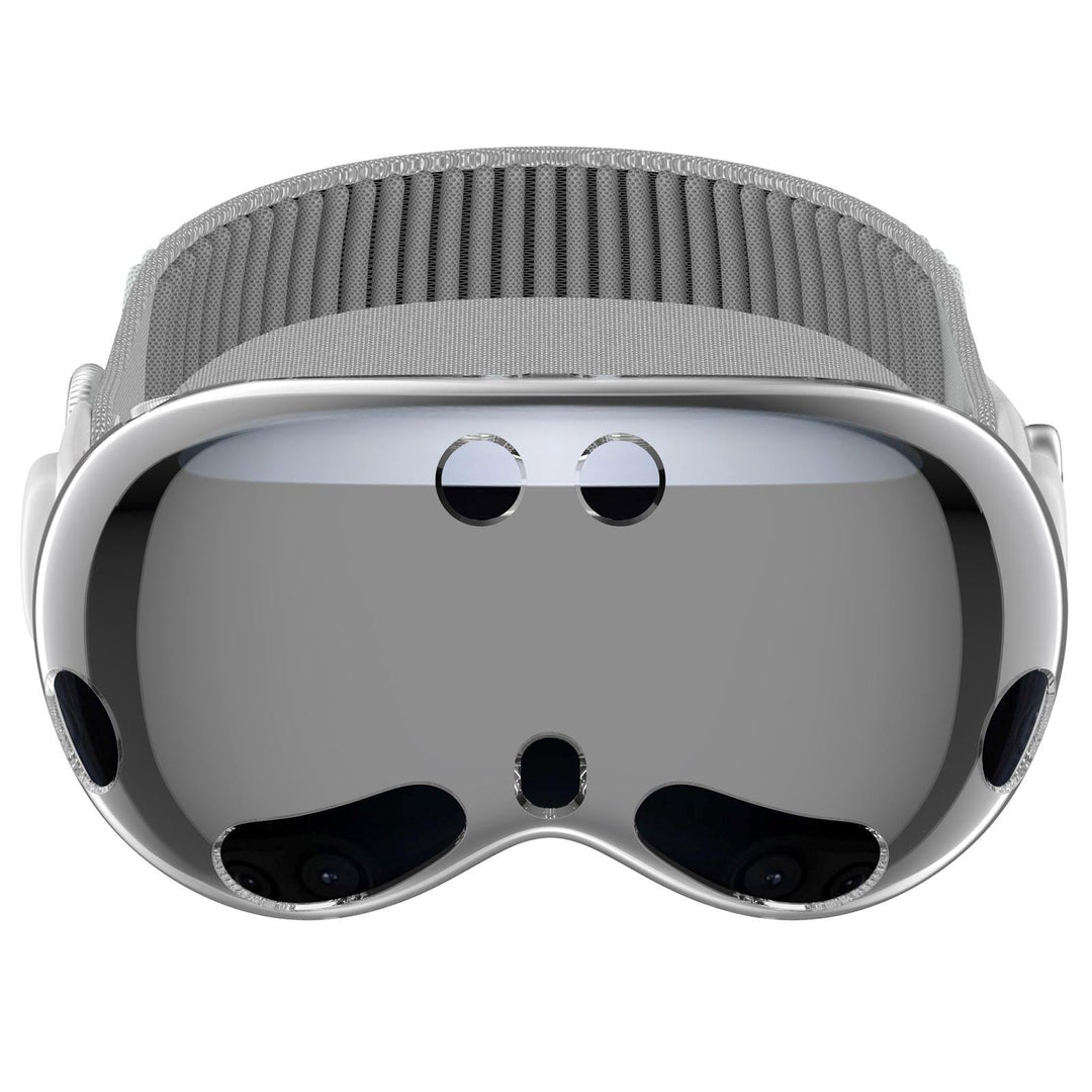 Vr Case for Apple Vision Pro - Electroplated Tpu - Transparent