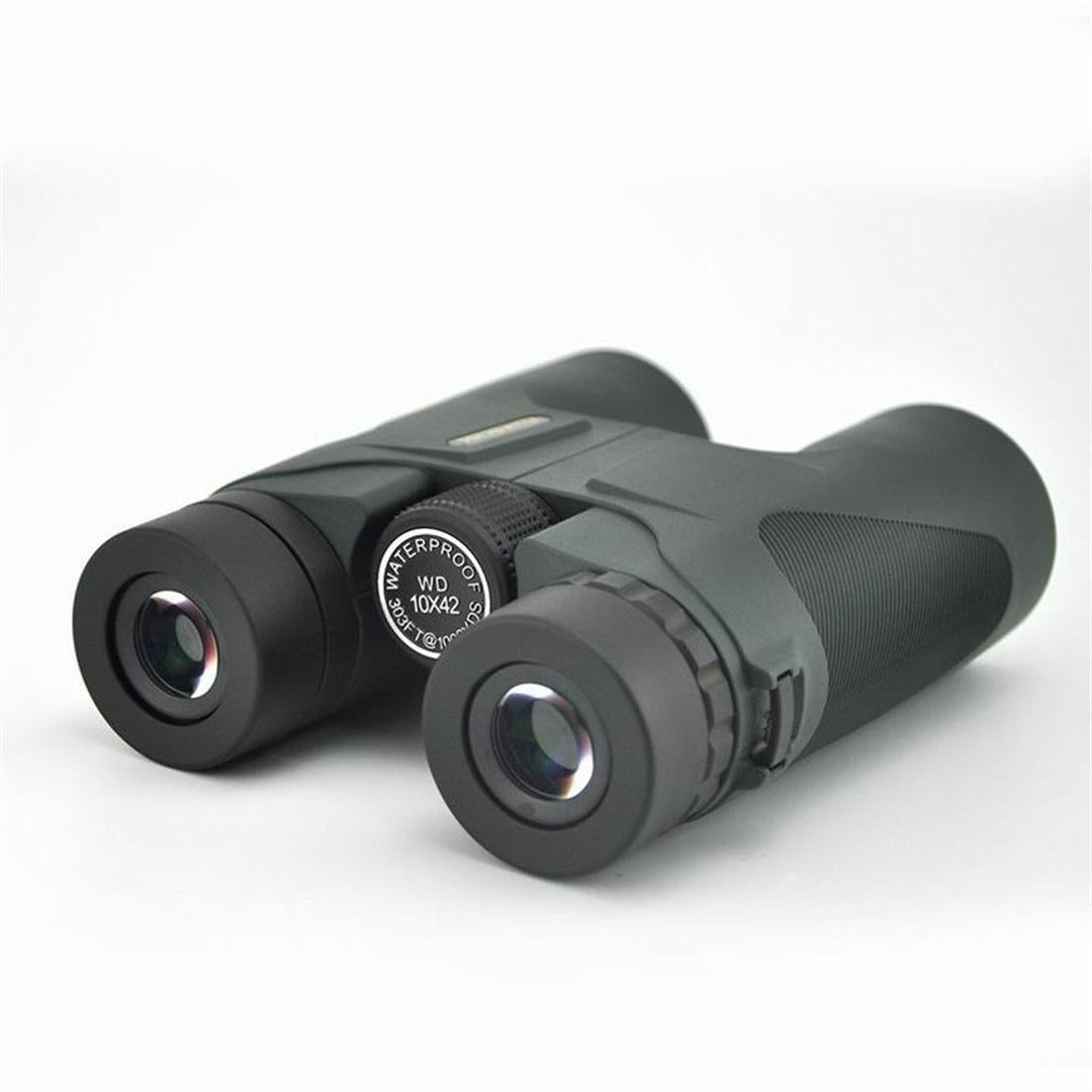 Waterproof 10x42 Binoculars for Outdoor Sports Birdwatching and Hunting - Green