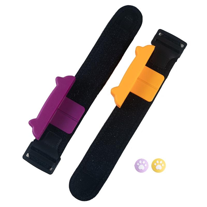 Joy Con Wrist Bracelet for Switch - Dancing Game Handle - Purple Orange 29Cm