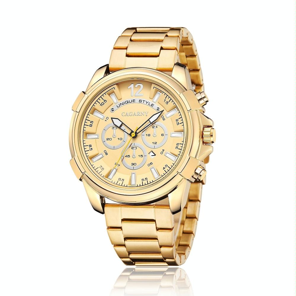 Stainless Steel Waterproof Quartz Watch - Fashionable Design - Wa6884J