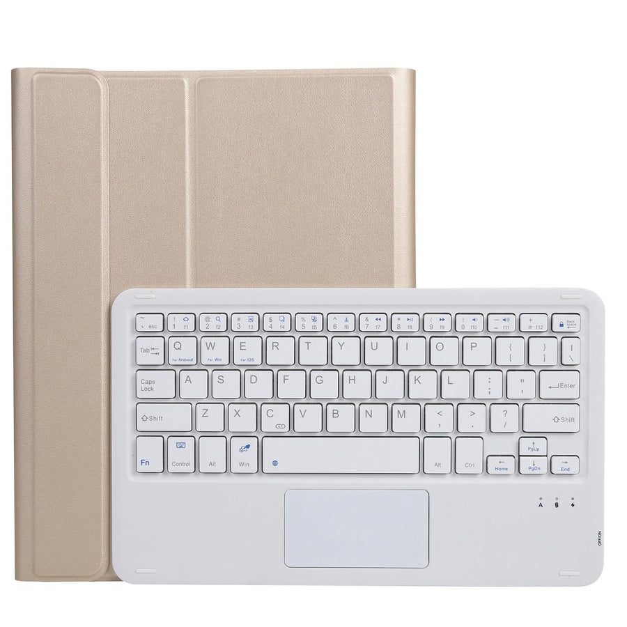 2-In-1 Bluetooth Keyboard & Leather Tablet Case For Ipad Pro 11 / Ipad Air 2020 - Gold